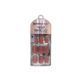 Unha Postiça Absolute Ny Auto Adesiva Rose Pink M