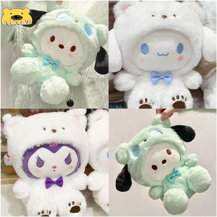 Desenho Animado Sanrio Bonecas De Papel Móveis Para Crianças Kuromi Melody  Cinnamoroll Brinquedos De Bricolage