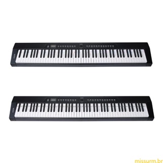 61/88 teclas de teclado de piano adesivos de silicone removível