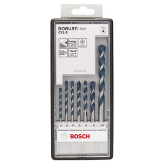 Jogo de Brocas para Concreto e Pedra Ø4-5-5-6-6-8-10mm CYL-5 Bosch