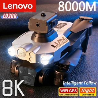 LU200 Drone 8K GPS Profissional HD Fotografia Aérea WIFI Fluxo Óptico Prevenção de Obstáculos Inteligente Siga Quadcopter