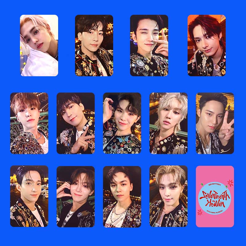5-13pcs/set SEVENTEEN COMEBACK 11o Mini Álbum HEAVEN Photocards
