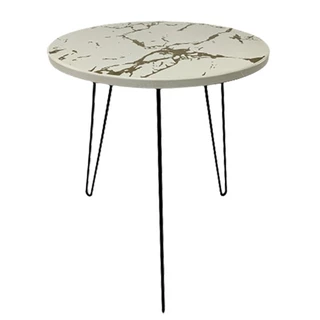 Mesa de Centro em MDF Branca 40 cm