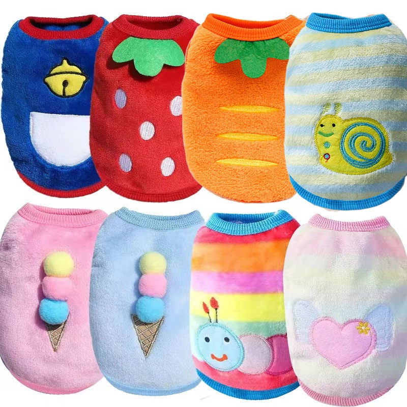 Roupa Fofa De Cachorro Quente De Outono E De Inverno