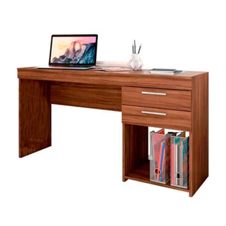 Mesa Computador Office 2 Gavetas 1 Nicho Notável Móveis