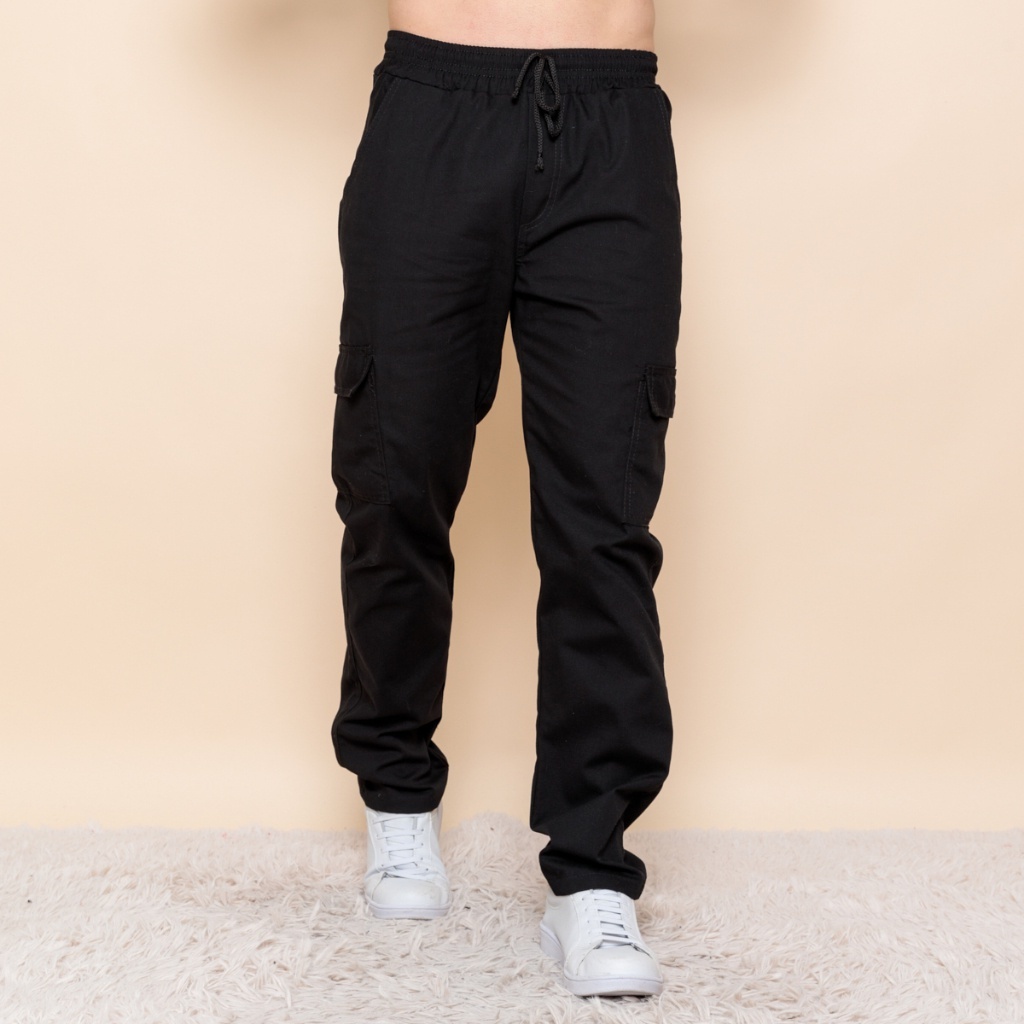 Calça Cargo Mesculino Feminino 6 Bolsos skate Larga Fechamento Cordão Os especiais de vendas diretas da fábrica serão enviados dentro de 24 horas