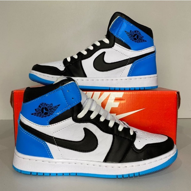 Tênis Bota Cano Alto Masculino Air Jordan 1 Azul e diversas outras cores Retro do 34 ao 43 !!