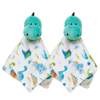 Kit 2 Naninhas Soninho Bebê Dino Pelúcia Antialérgica Buba
