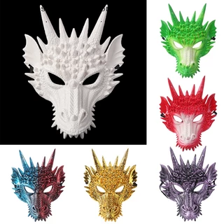 EEBR Halloween Comércio Exterior Máscara De Dragão De Horror Quente Dançará Estará No Vídeo Performance Festa De Carnaval 3D Estereoscópico Mask .