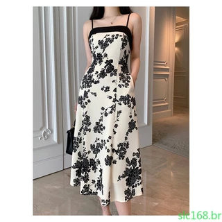 Estilo coreano Vestidos de Verão Para Mulheres Fora Do Ombro Sem Mangas Halter Vestido Debut Floral Chales Vintage Sexy Longo Plus Size Praia Voltar 00128