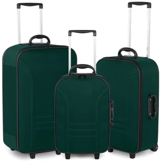 Conjunto Mala De Viagem Com 3 Peças Medidas Anac