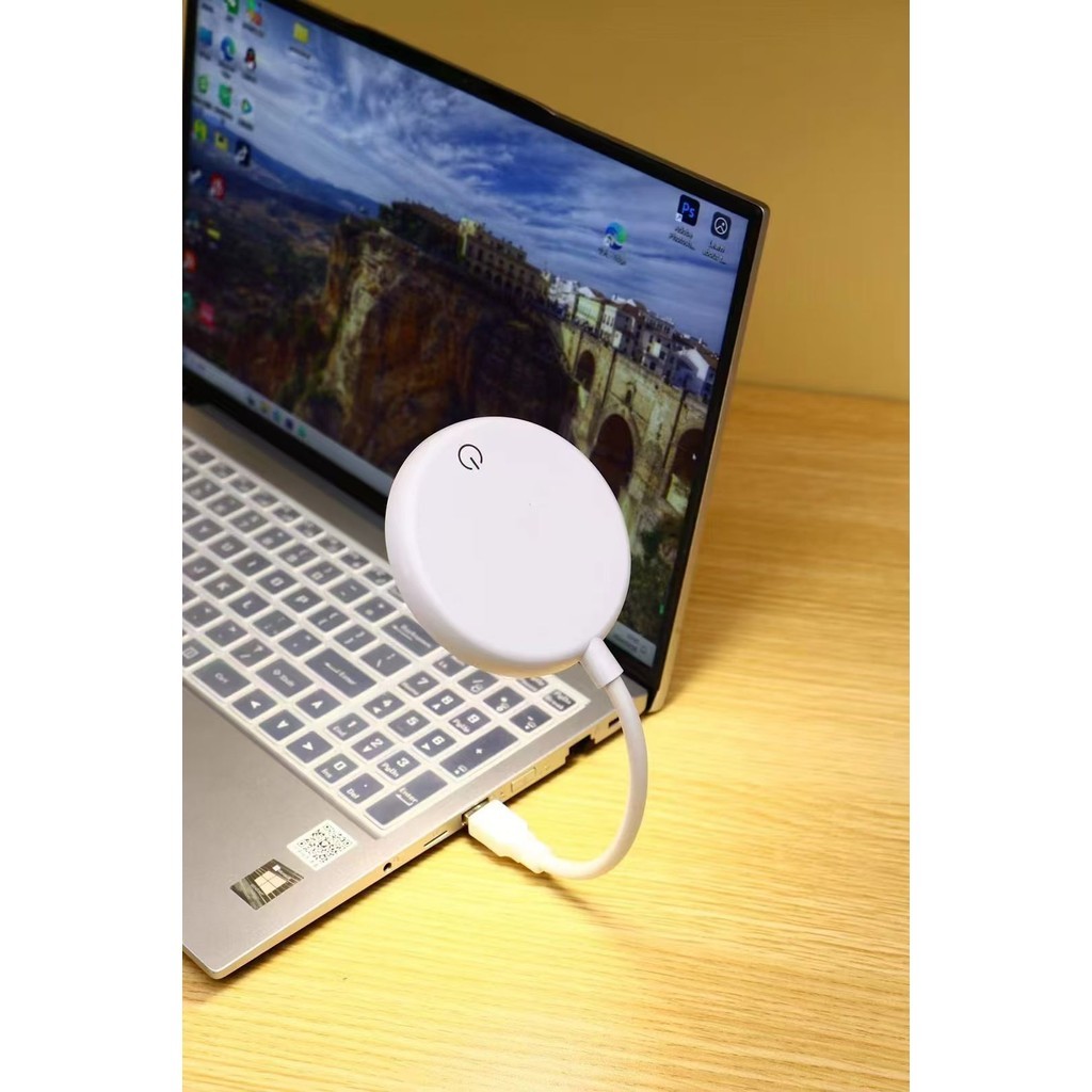 Luminária Notebook Led Usb Articulado de Silicone Led | Shopee Brasil