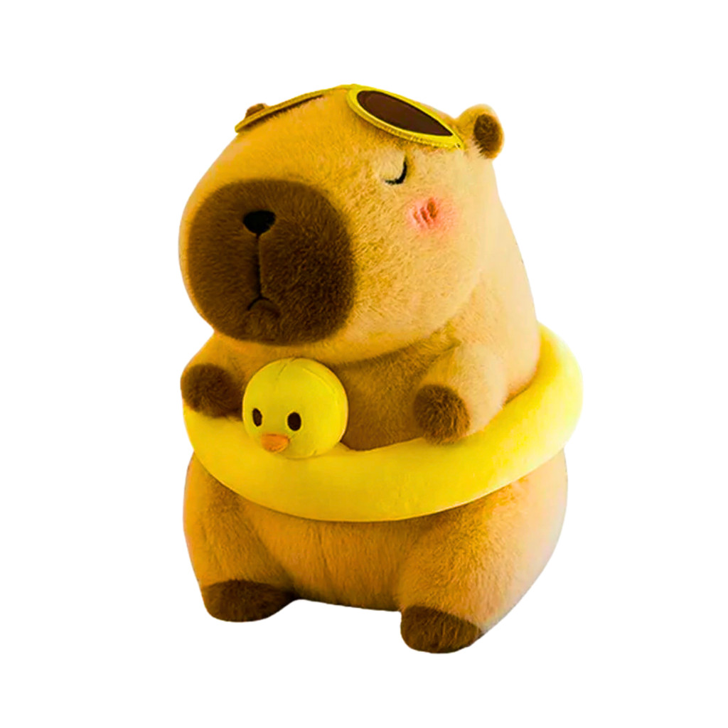 Capivara Capybara Pelucia 30cm Brinquedo Fofa Filó Macia | Shopee Brasil