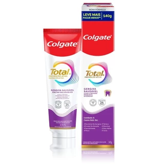 Creme Dental Colgate Total 12 Gengiva Reforçada 140g em Oferta na Shopee