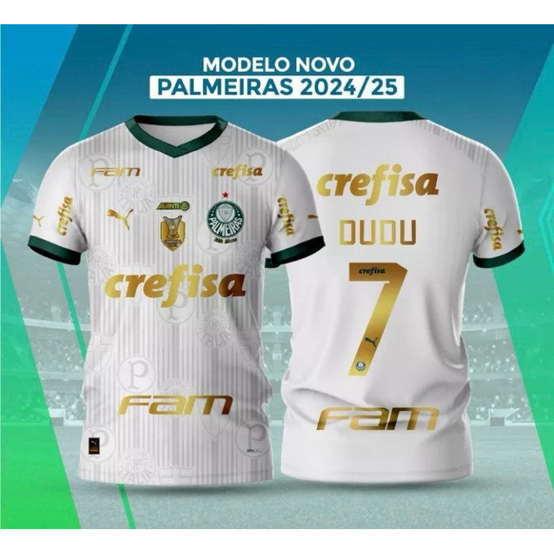 LANÇAMENTO NOVA Camisa Camiseta do Palmeiras Branca 2024 Envio Imediato ...
