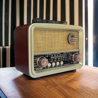 Rádio AM FM Retro Bluetooth Portátil Antigo Vintage Sw Usb KA-3181