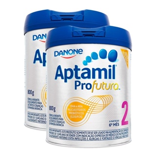 Fórmula Infantil Aptamil Profutura 2 800g Kit com 2 Unidades