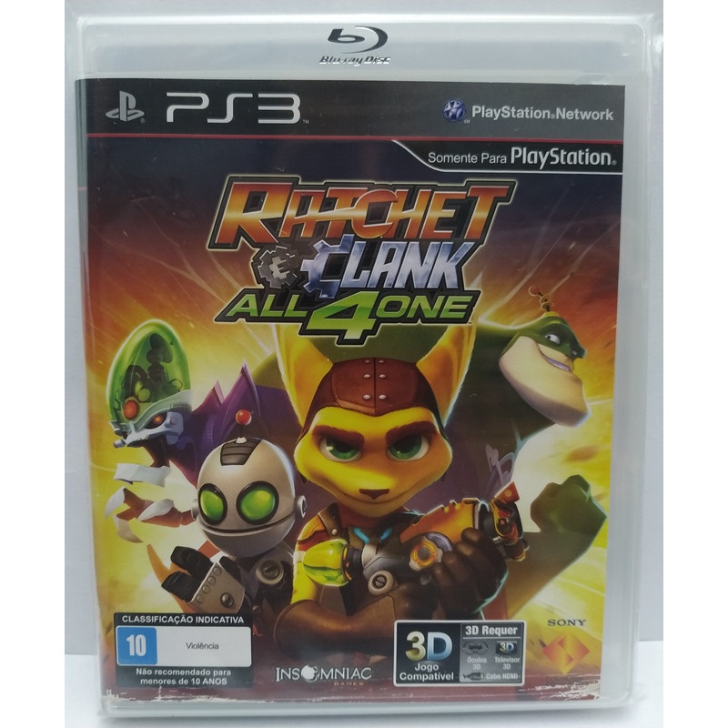 Ratchet and Clank - All 4 One - Jogo para PS3 - Original - Mídia Física