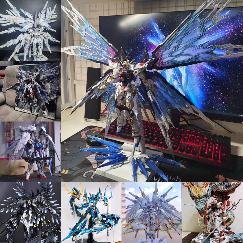 Gundam Seed Figura Buster Liberdade Proibida HG MG NT Z UNICORN 1/100 Série 1/144 Saco Da Sorte Caixa Misteriosa Cega Boneca Home Office Decoração Estátua Modelo Brinquedos De Presente