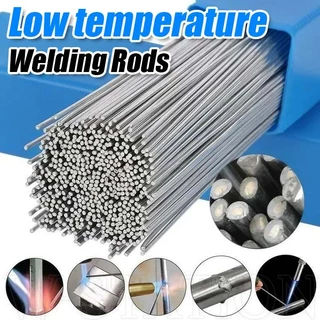 10Pcs Haste De Solda De Alumínio De Fácil Fusão/1,6/2,0/2,5mm Soldagem De Varetas De Baixa Temperatura/Reparo De Arame Corado/Universal Para Liga De Cobre Inoxidável