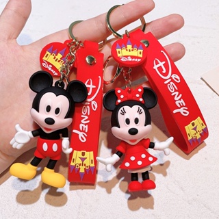 Novo Chaveiro Mickey Minnie Doll Chaveiro de Natal Daisy Doll Chaveiro de Natal Casal Car /Bag Pingente Presente de Casamento