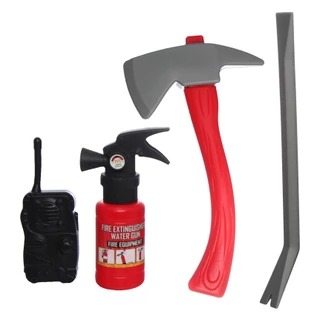 Kit Brinquedo Forças Especiais Bombeiros em Ação Ferramentas com 4 peças Para Crianças 3+ - Etitoys