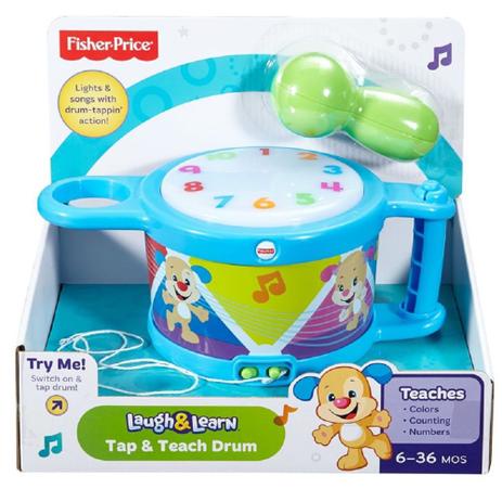 Tambor Aprender e Brincar - Fisher Price - Fisher-Price | Shopee Brasil