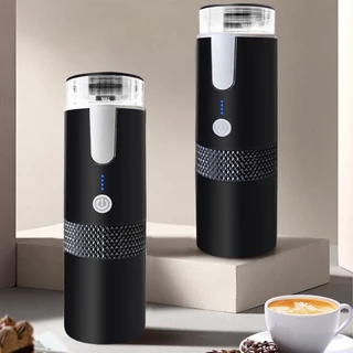 Cafeteira Portátil Sem Fio De 170ML Compatível Com Cápsulas E Café Moído Para Cozinha Doméstica [Mistree.br]