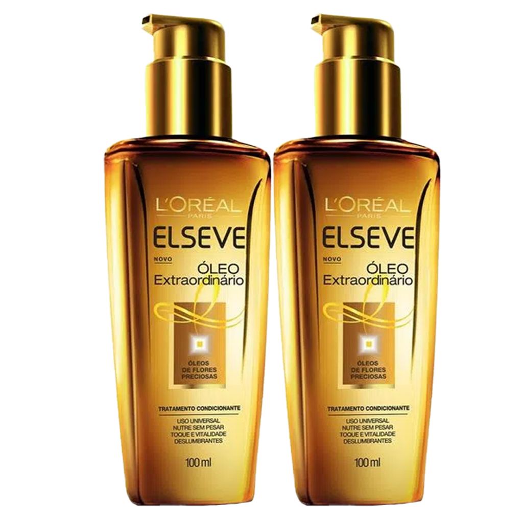 Kit 2 Óleos Capilar Elseve Extraordinário 100ml