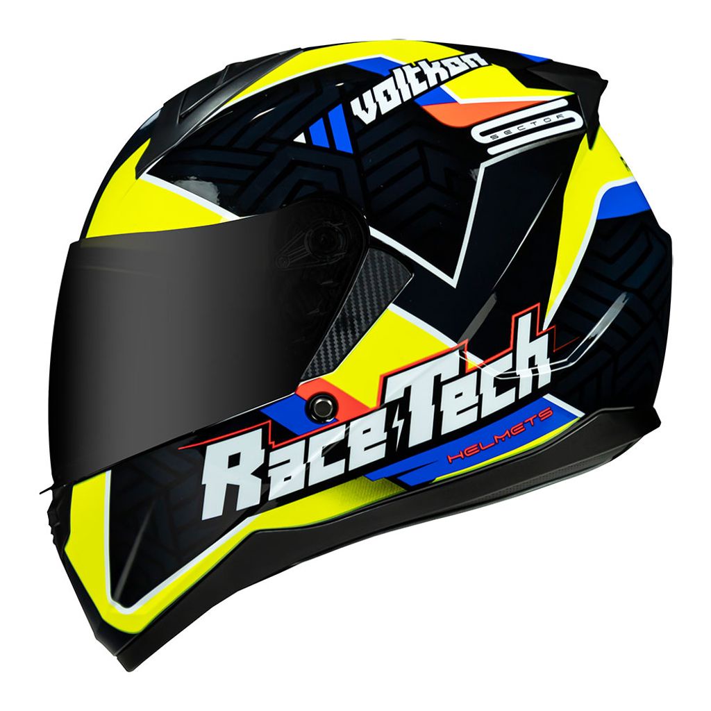 Capacete Race Tech Sector Voltkon Amarelo
