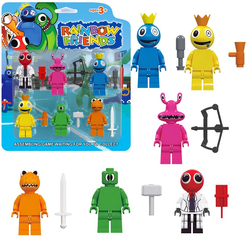Roblox Rainbow Friends Roblox Babão Pelúcia 30 CM Azul Brinquedo Game Toy  Cartoon Desenho Animado Promoção Presente Dia das Crianças