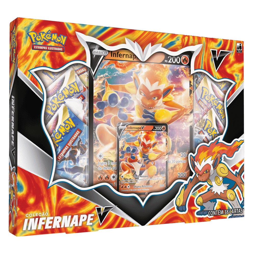 Box Pokemon Infernape V Shopee Brasil