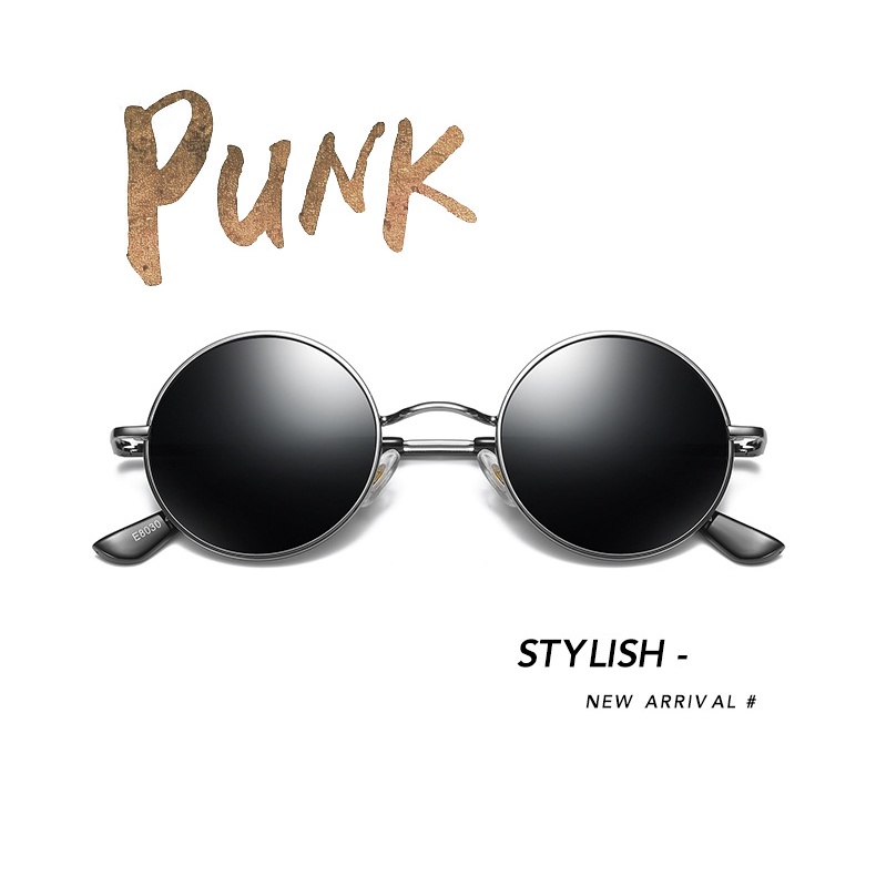 Óculos De Sol Redondos retro Masculinos E Femininos Resistentes Aos Raios UV , Polarizados ,