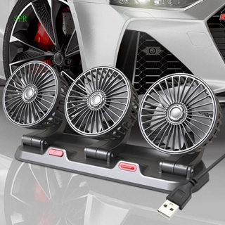 Ventilador Montado No Carro , Elétrico De Vento Grande Três Cabeças Pequeno