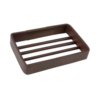 Saboneteira Porta Sabonete Quadrada Parede Bancada Nicho Aço Inox Multiuso Corten Cód. 5776