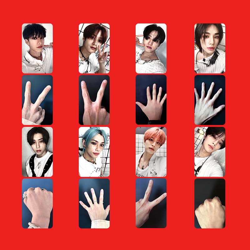 6-8 Pçs/set Straykids ROCK STAR SKZ HOP Photocards BANGCHAN