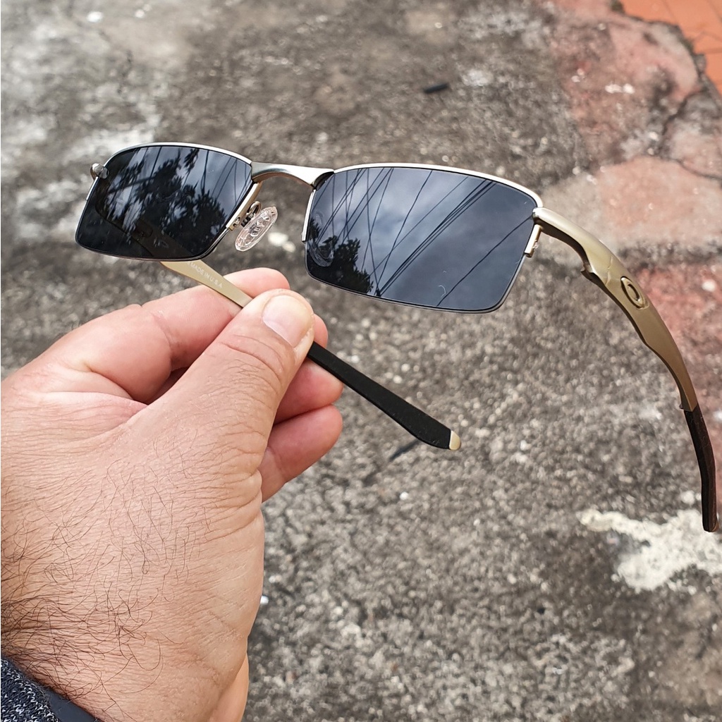 Oculos De Sol Lupa Lupinha Vilao Metal Espelhado Mandrake Masculino