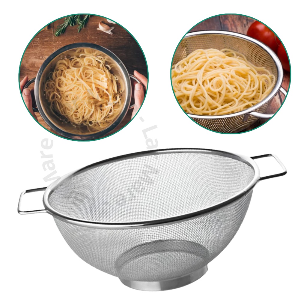 Escorredor Multiuso em Aço Inox: Versatilidade e Praticidade na Sua Cozinha - 21cm