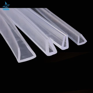 Prevenção De Colisão De Bordas De Embalagem De Vidro Plano Em Forma De U strip , High Vedação Resistente A Temperaturas E À Prova D'água Weatherstrip De Borracha De silicone
