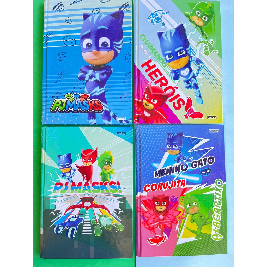 Caderno Brochura PJ Masks (1m - 80f) - Meu Poá Papelaria