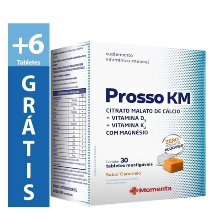 Suplemento Vitamínico Prosso km 30 Tabletes Mastigáveis. | Shopee Brasil