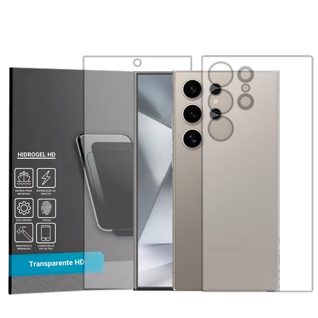Película Hidrogel Frente Verso Para Samsung Galaxy S24 Ultra | Shopee ...