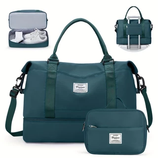 Bolsa Mala Para Viagem Academia Multifuncional De Grande Capacidade De Camada Dupla em Oferta na Shopee