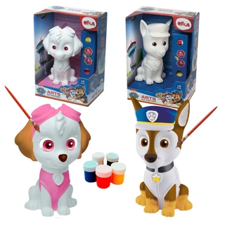 Kit Pintura Arte Boneco Patrulha Canina Infantil Diversão Chase e Skye