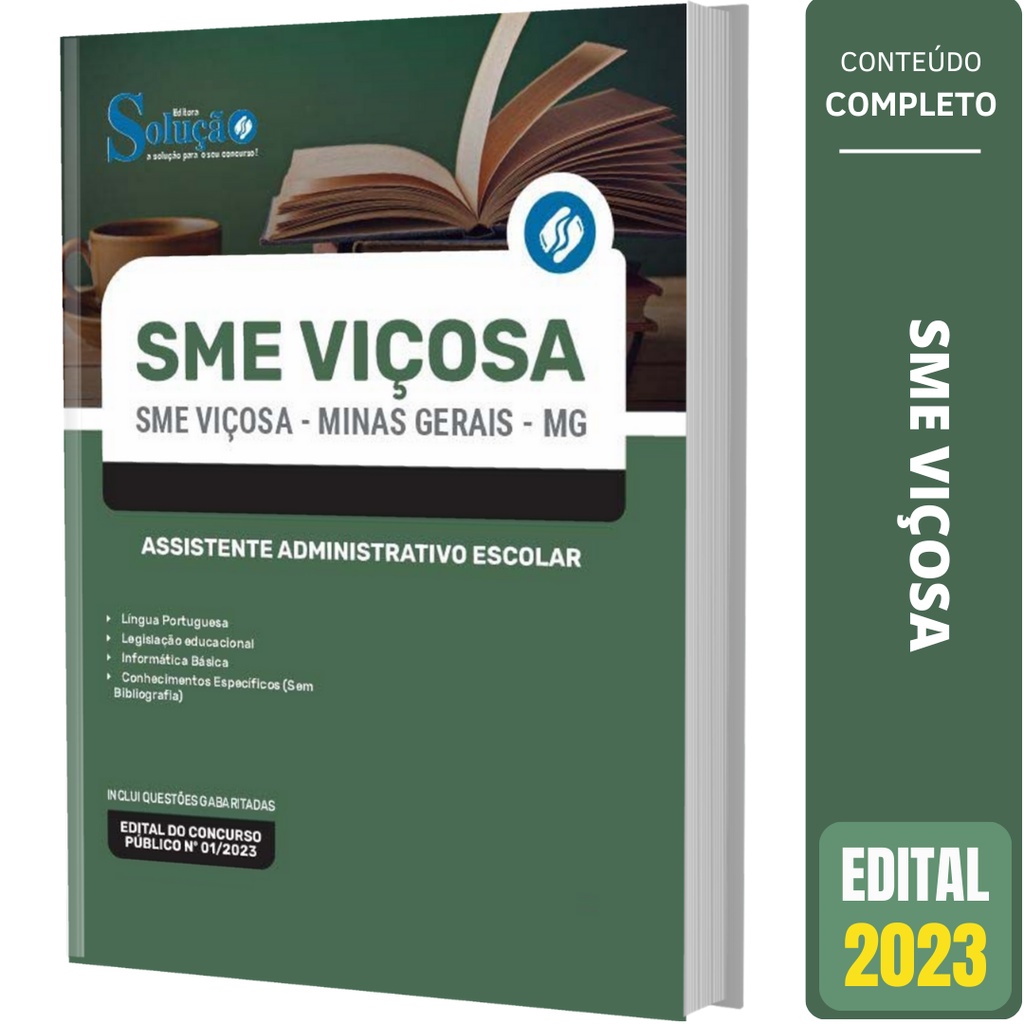 Apostila SME Sete Lagoas - MG PDF - Assistente de Turno 2022