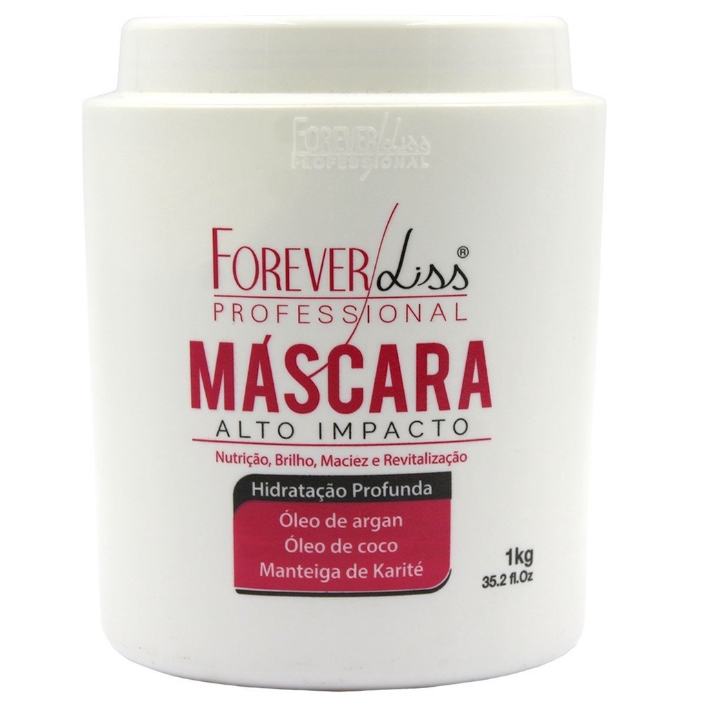 MASCARA FOREVER LISS ALTO IMPACTO 1KG | Shopee Brasil