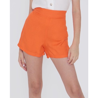 Short Juvenil Viscose Laranja