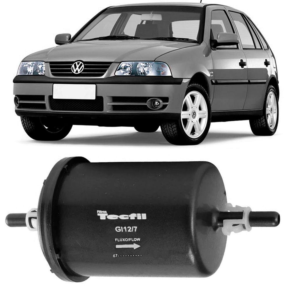 Filtro Combustível Gol G3 G4 1.0 1.6 1.8 2003 A 2009 Tecfil