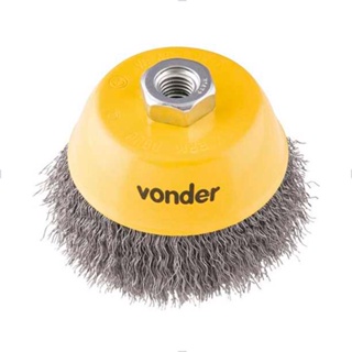Escova tipo Copo 6 Pol Ondulada com Rosca 6325006140 Vonder