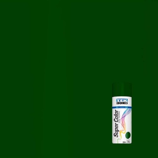 Tinta Tekbond Super Color Spray Brilho Natural Verde Escuro 350ml